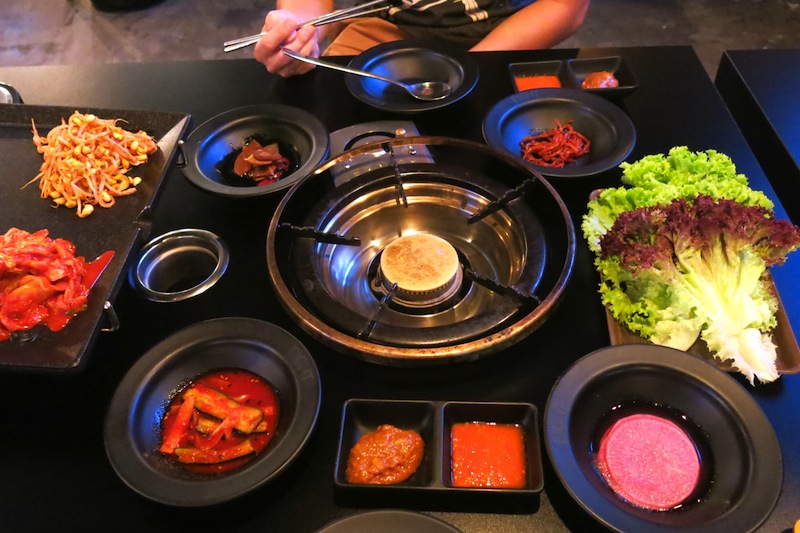 Eight Korean BBQ Kimchi, Bean Sprouts, Vegetables