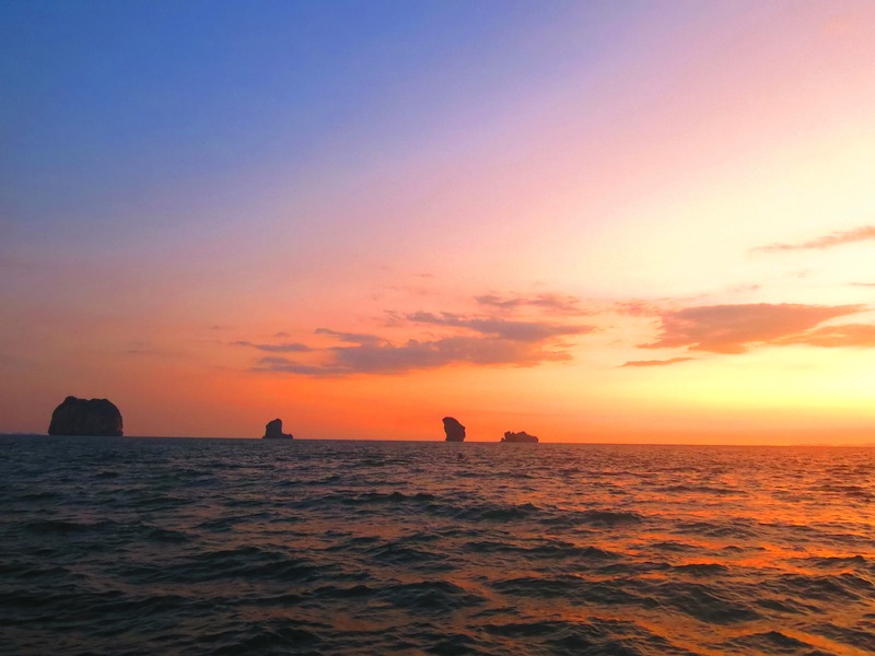 Krabi Sunset Cruises Beautiful Sunset