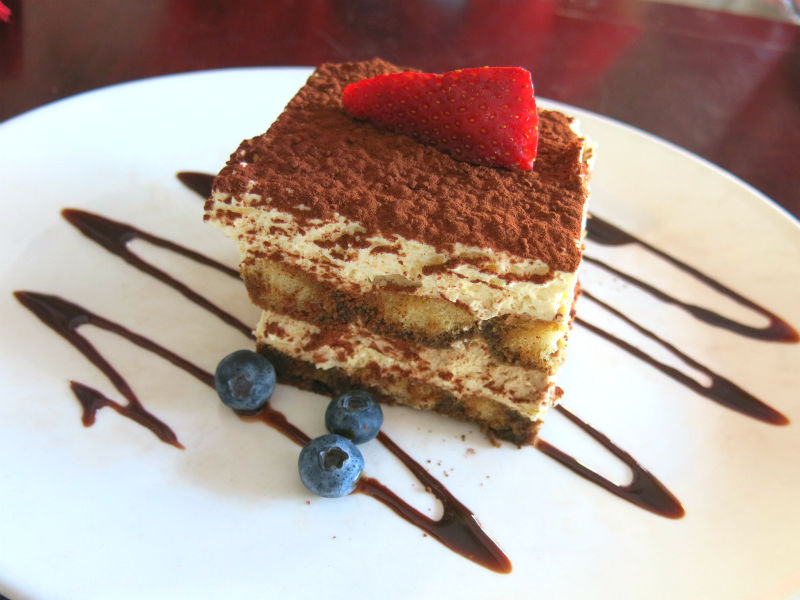 Tiramisu at Peperoni Pizzeria Greenwood Avenue