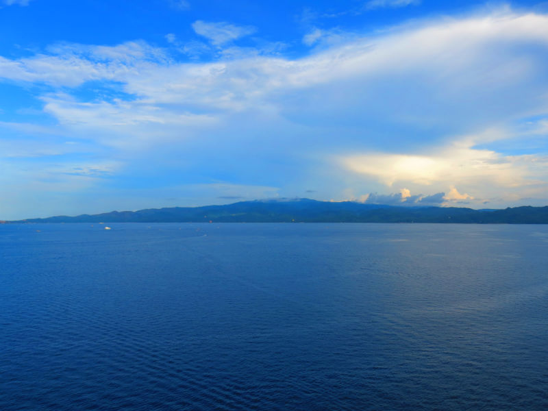 Beautiful aerial view of the sea 