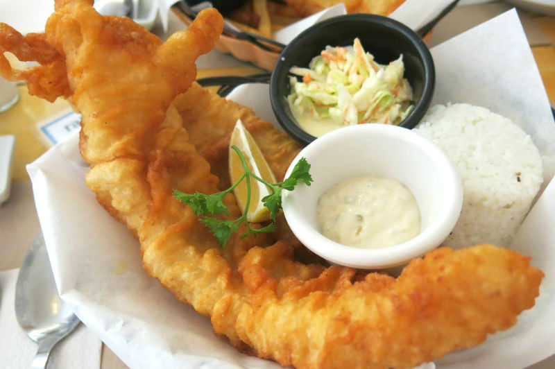 Tilapia and Chips Close-up Shot