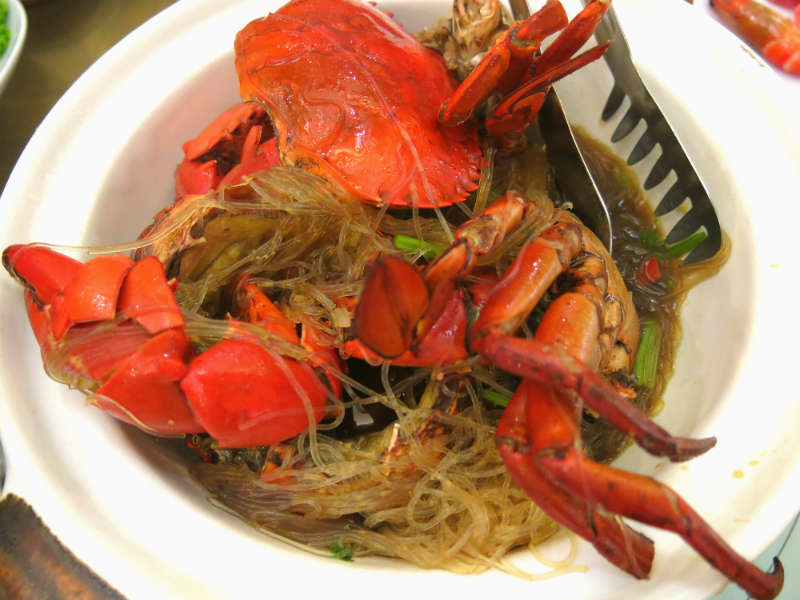Resort Seafood Genting Highlands Claypot Live Crab with Glass Noodles