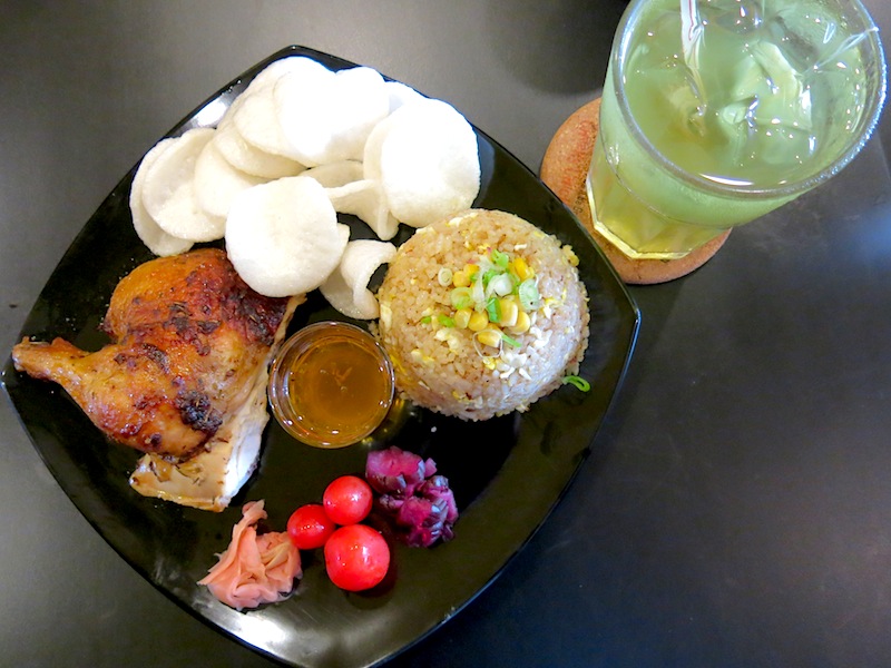 Beer Can Chicken Platter for One