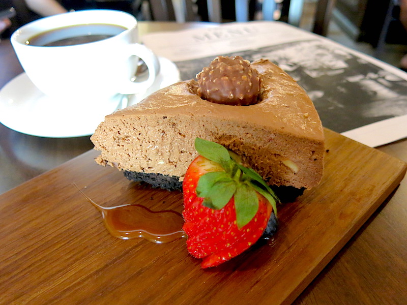 Chocolate Rocher Cheese Cake From And Why Cafe