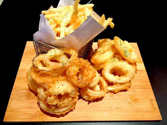 26 Tapas Bar - Truffle Fries Onion Rings Calamari