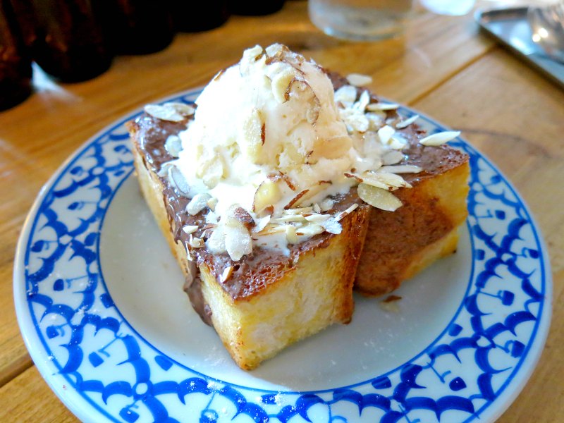 Stateland Cafe Hazelnut Honey Toast