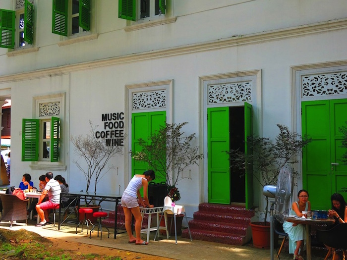 Symmetry Cafe Green Door