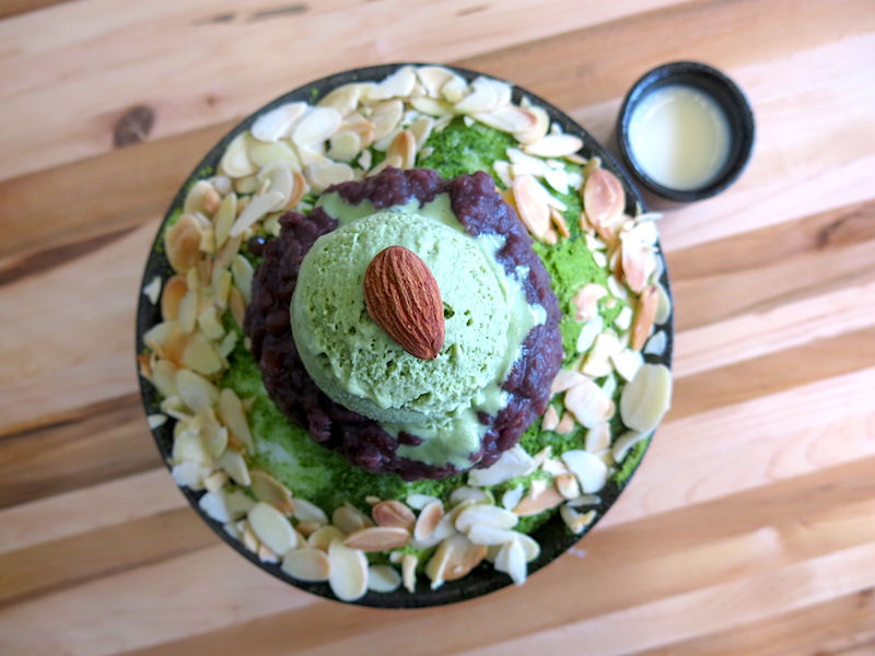 Nunsaram Korean Dessert Green Tea Bingsu