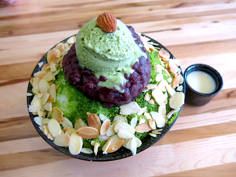 Nunsaram Korean Dessert Green Tea Bingsu