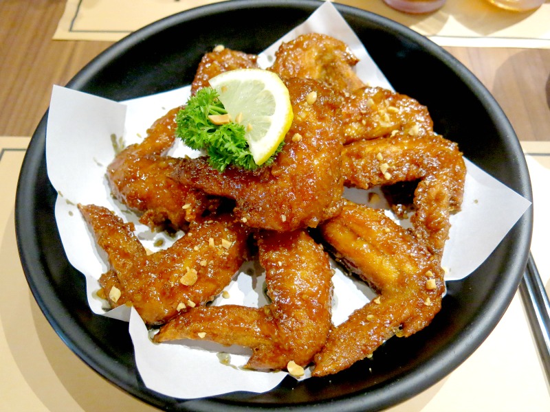 Soy and Garlic Chicken Wing - Twins Korean Restaurant Singapore