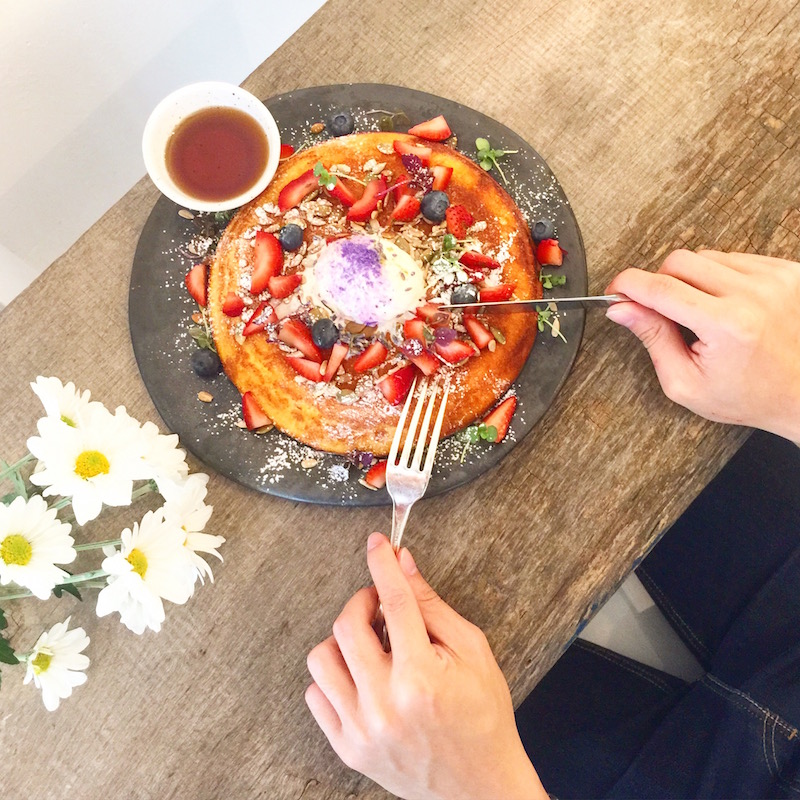 Curious Palette - Berries Ricotta Hotcake