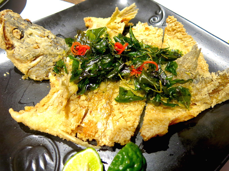 Kaffir & Lime Singapore - Deep fried Whole Sea Bass