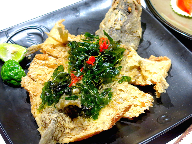 Kaffir & Lime Singapore - Deep fried Whole Sea Bass
