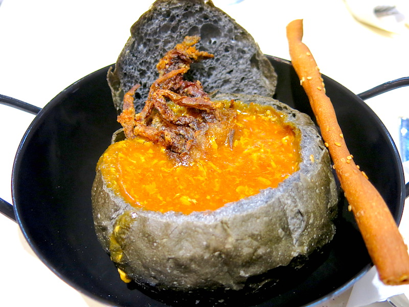 Kokomama Marketplace Chilli Crab Blackout Bread Bowl