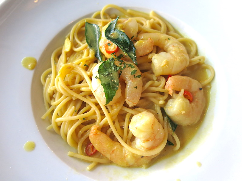The Usual Place Singapore - Salted Egg Prawn Pasta