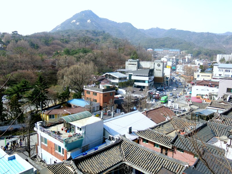 Samcheong-dong Aerial View