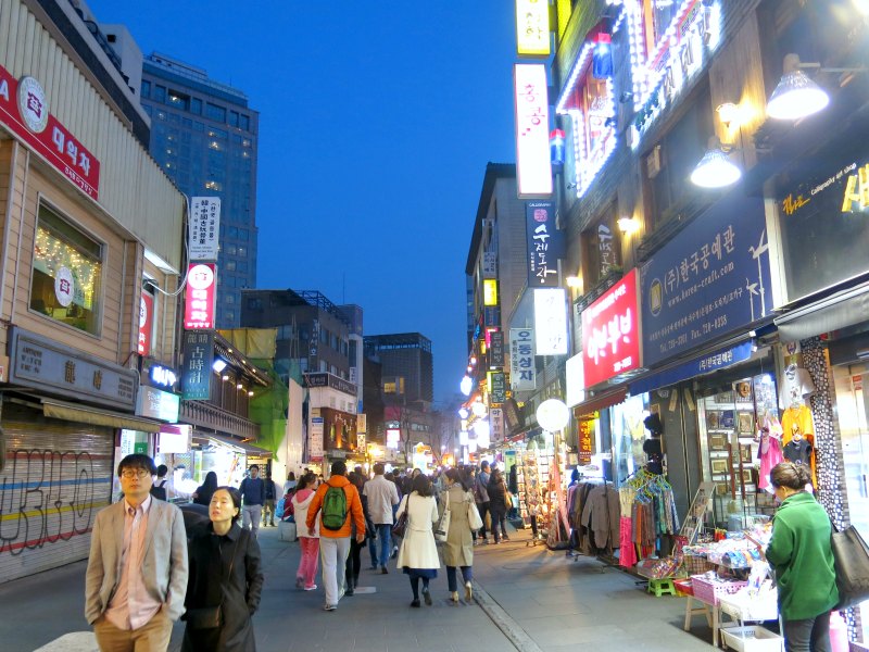 Clothing Stores at Insadong