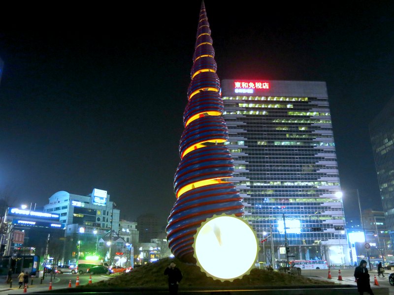 The Spring Sculpture at Cheongye Stream Insadong