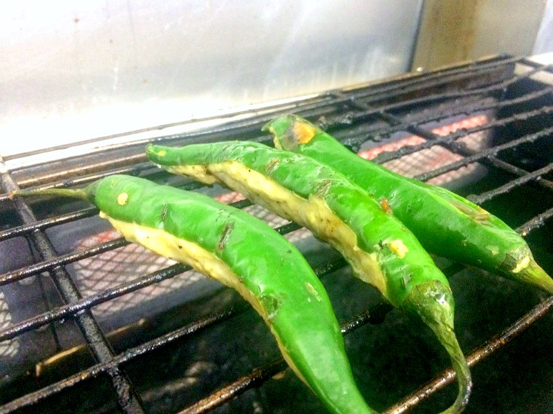 Chicken Stuffed Green Chilli