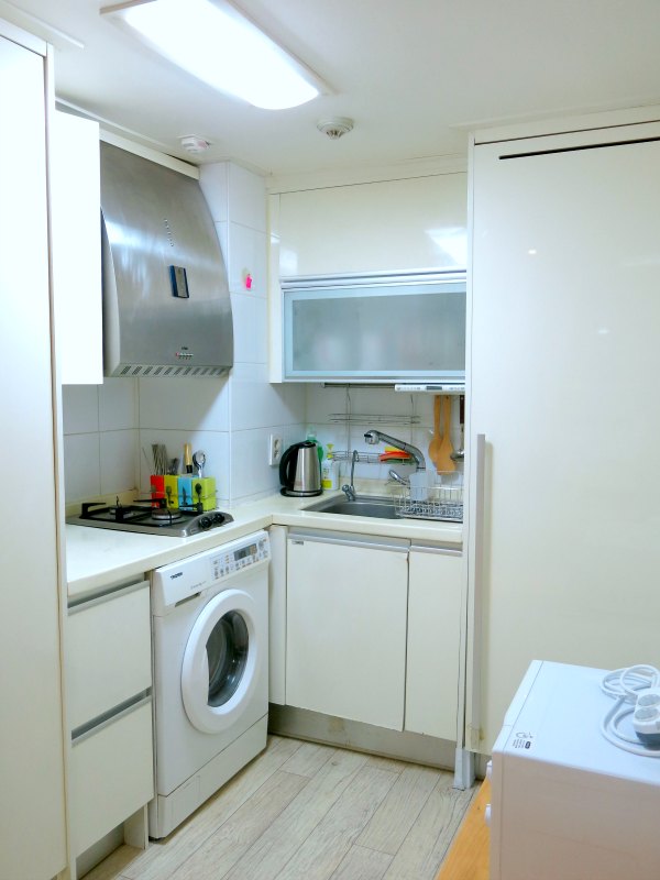 Kitchen and Washing Machine