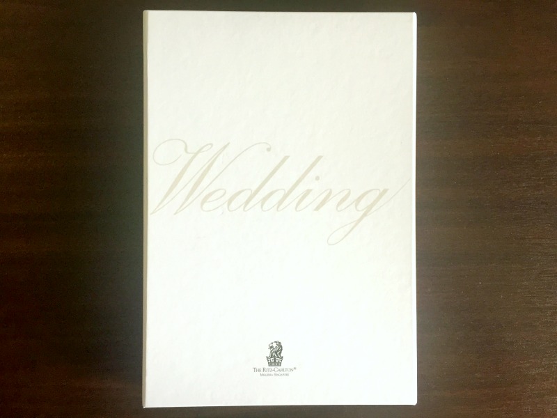The Ritz-Carlton Millenia Singapore Wedding Brochure